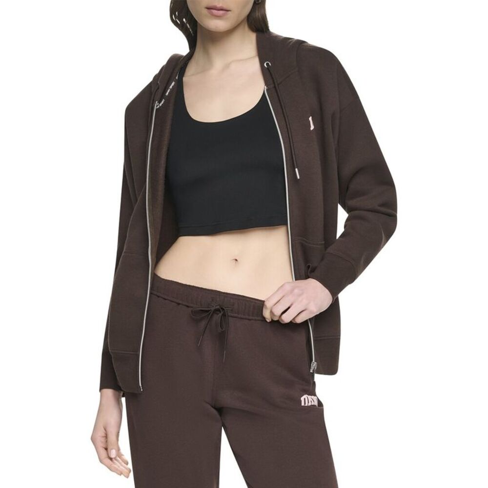 Dkny Womens  Full Zip Hoodie